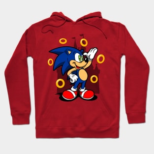 Cute Funny Gamer Mouse Cartoon Mashup Parody Gift For Gamers Hoodie